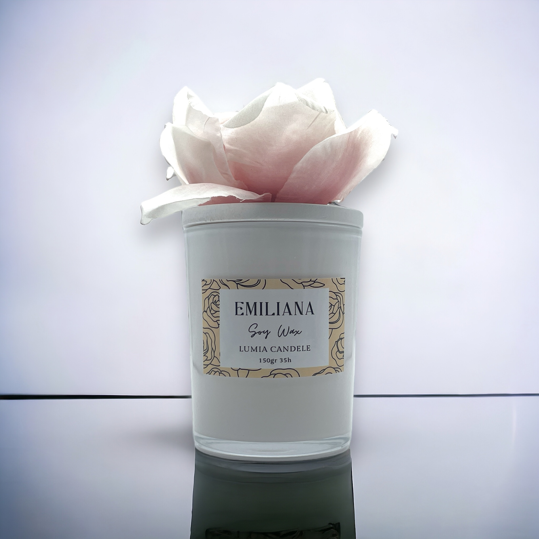 CANDELA IN CONTENITORE 150 GR EMILIANA